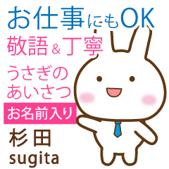 [SUGITA]Polite greeting. Rabbit