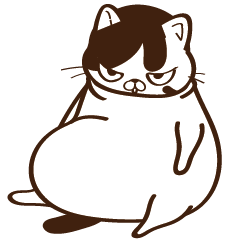 Tsundere cat coffee - I am fat