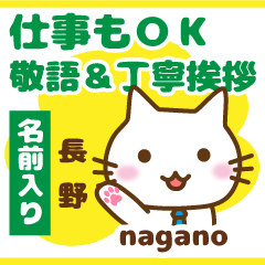 [NAGANO]Polite greeting. animal Cat