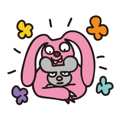maybe rabbit and mouse - LINE スタンプ | LINE STORE