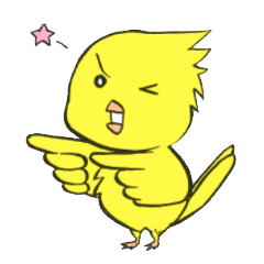 TAMEKO Sticker extra edition bird