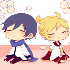 Kaitoと鏡音レンだよ Line スタンプ Line Store