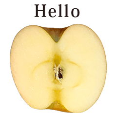 ringohanbun 5 English apple half