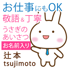 [TSUJIMOTO]Polite greeting. Rabbit