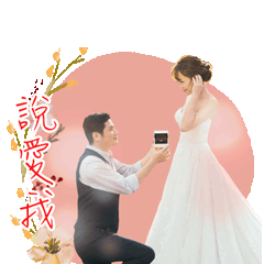 黃意翔&楊依萍 甜蜜婚紗貼圖