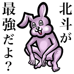 Pink bunny sticker! Hokuto