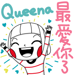 Queena's sticker