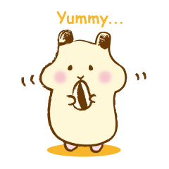 Hamster Sticker English version