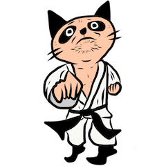 梅干しアゴのパンダ猫【パンダ猫ホイホイ】 - LINE スタンプ LINE STORE