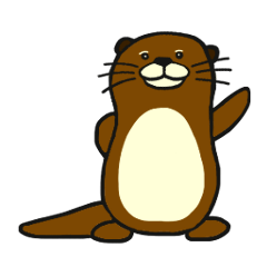 Brown Baby Otter Japanese version
