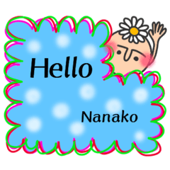 sticker of Nanako   ver.3