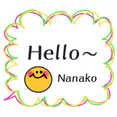 sticker of Nanako   ver.1