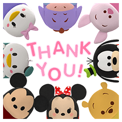 Disney Tsum Tsum Pop-Up Stickers – Stickers LINE LINE STORE