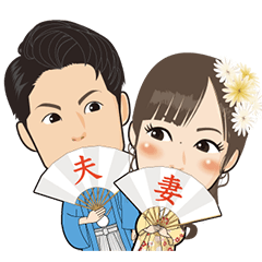 Wedding stamp!Takahiro&Masumi