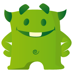 Horror Green Monster sticker
