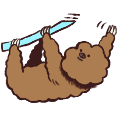 Everyday sloth Sticker <fourth edition>