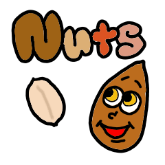 Nuts freak Sticker