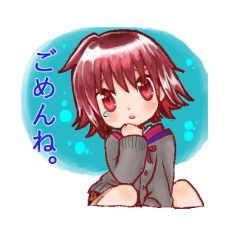 Little character sticker