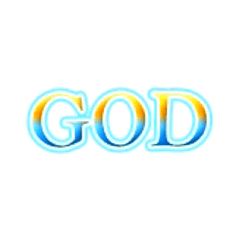 GOD STICKERS .