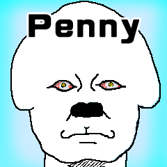 Penny ugly dog sticker!!!!!