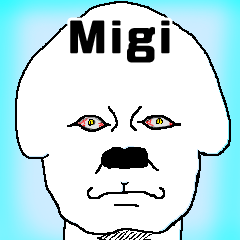 Migi ugly dog sticker!!!!!