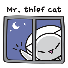 Mr. thief cat (English)