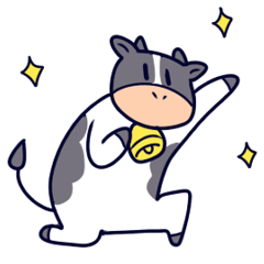 Daily Cow Stickers