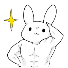 I often draw muscle rabbit