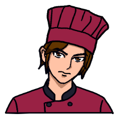 The handsome chef
