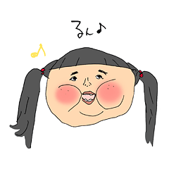 Sachiko's happy sticker
