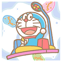 Doraemon Melompat Keluar