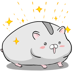 Cute Djungarian Hamster Sticker