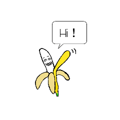 Funny banana man