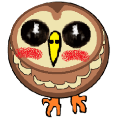 Everyday life of the owl.