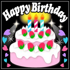 Line Creators Stickers Happy Birthday Congratulations Example With Gif Animation