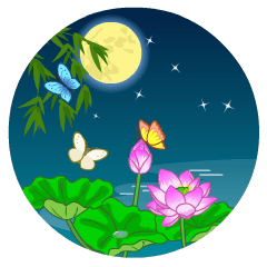 The Lotus Pool By Moonlight
