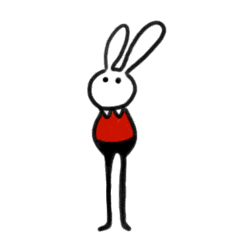 non-emotional rabbit