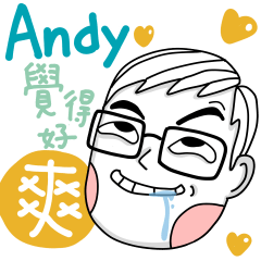 Andy's name sticker