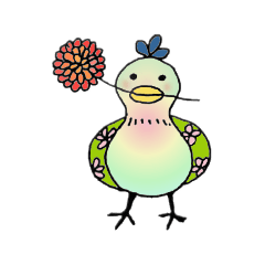 Flower bird
