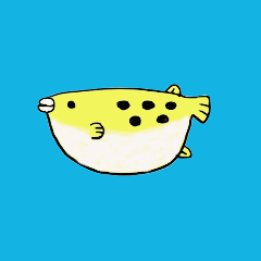 Blowfish sticker