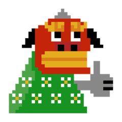 ドット絵 獅子舞スタンプ Line スタンプ Line Store ドット絵 獅子舞スタンプ Line スタンプ Line Store
