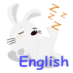 A Snooze rabbit English