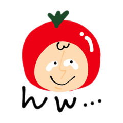 tomato stamp cute