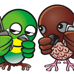咖啡和綠茶-班文鳥和綠繡眼的鳥話