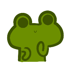 frog funny simple