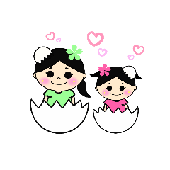 ぴよぴよチャンネル（姉妹スタンプ）