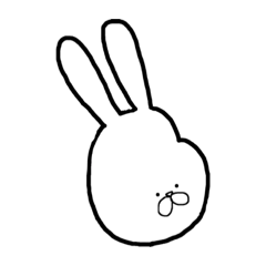 Rabbit's Forehead Sticker