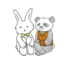 showa panda and heisei rabbit