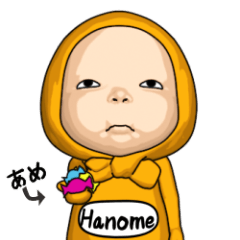 [#1]H.C.R[Hanome] Japanese Name Sticker