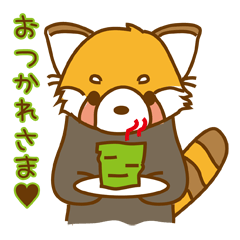 Basic Sticker of Red Pandas by fuutaas